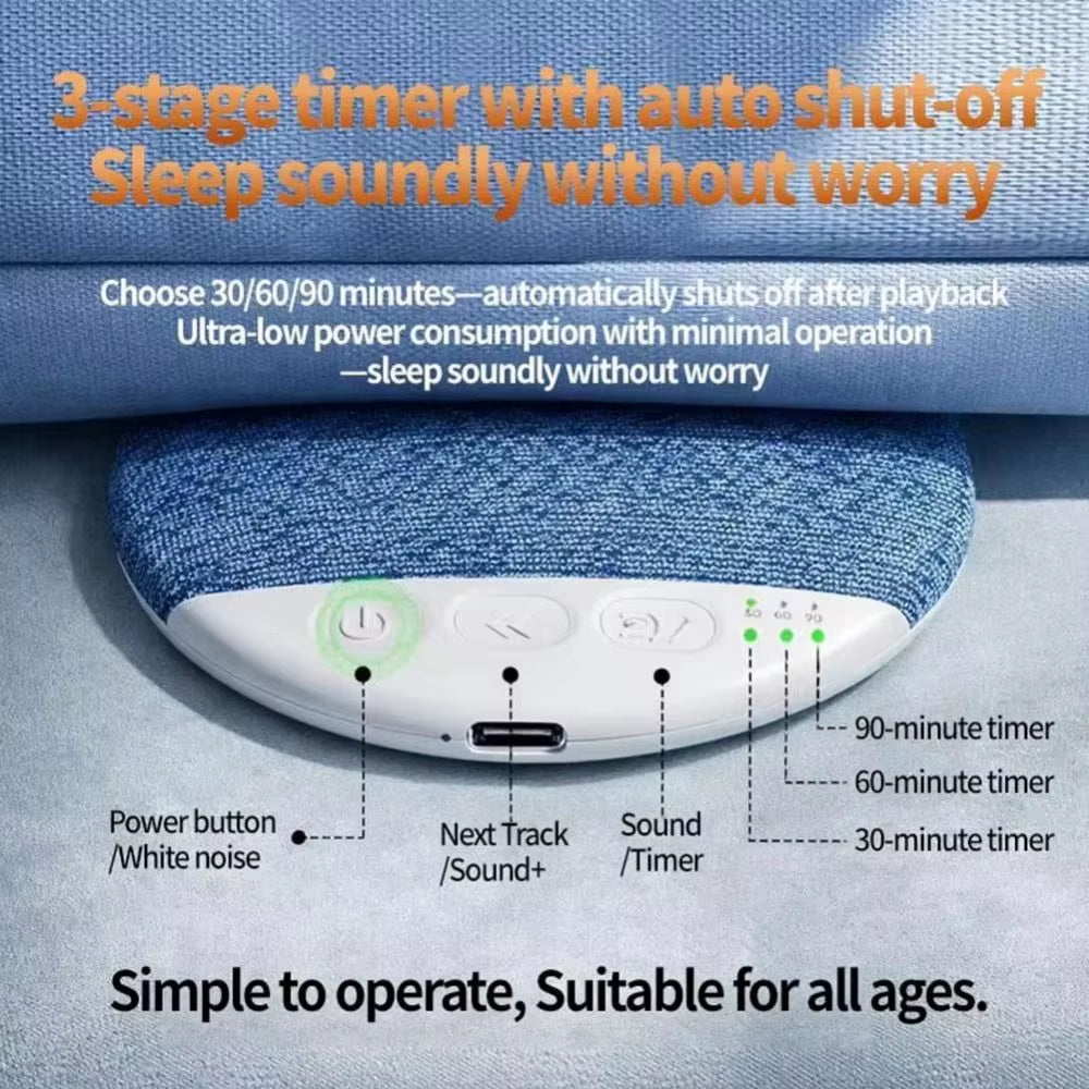 SomniWave™ – Personal Pillow Speaker for Undisturbed Sleep